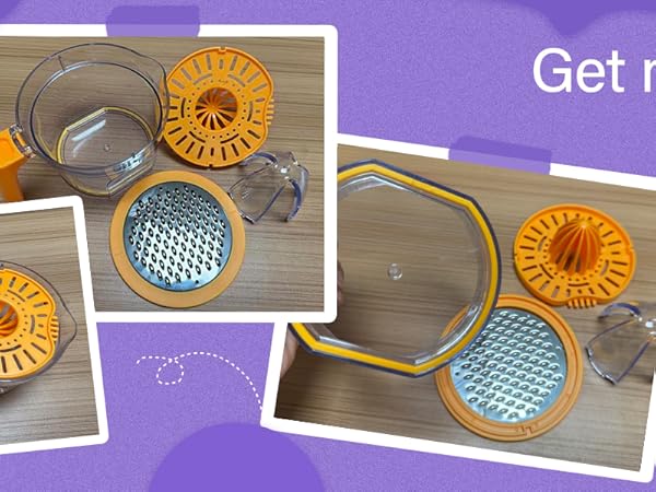 Citrus Juicer 4-in-1 Manual Juicer