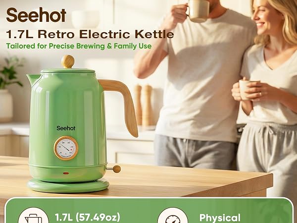 1.7L Retro Electric Kettle