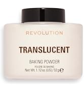 Revolution, Loose Baking Powder, Makeup Setting Powder, Long-Lasting Coverage, Mattifies &amp; Reduce...