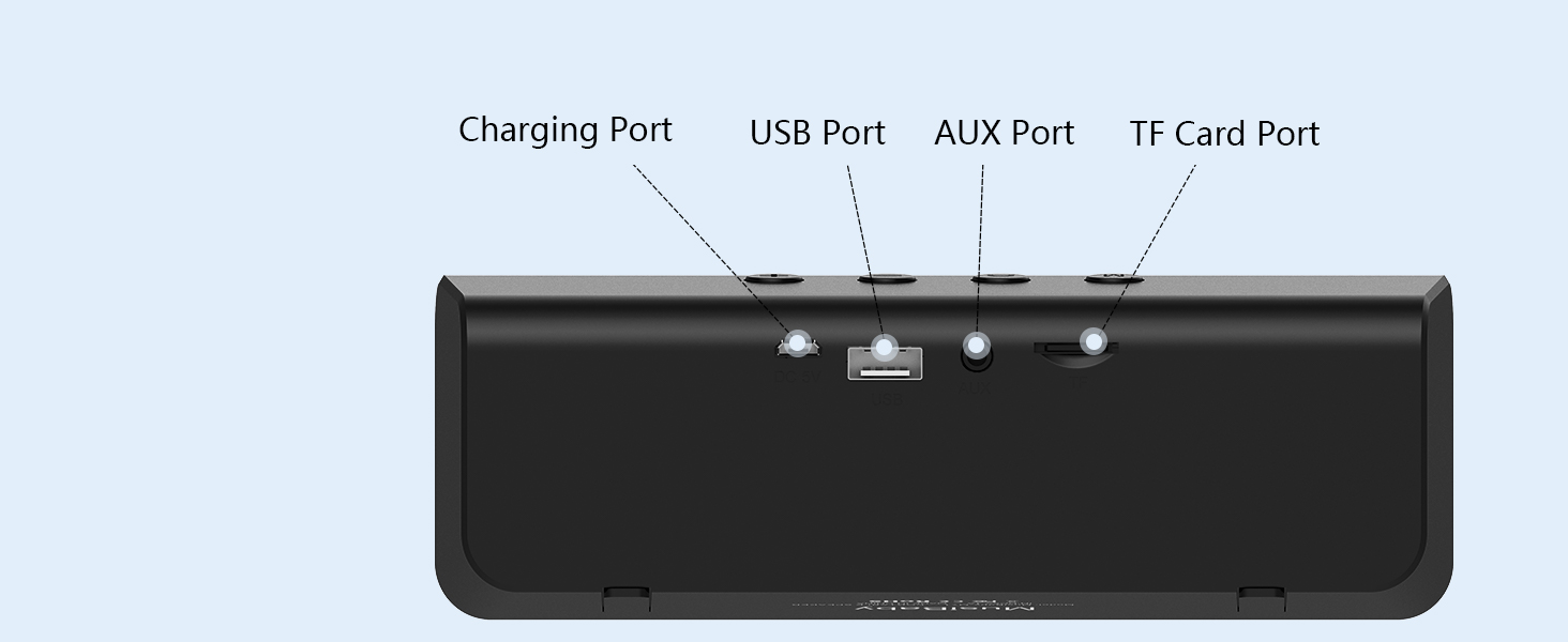 multi-purpose speaker with bluetooth USB TF CARD AUX IN