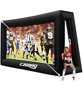 30FT Inflatable Projector Movie Screen for Outdoor, One-Piece Design Front/Rear Projection Mega T...