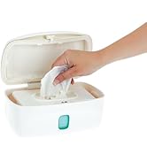 Nuby Baby Wipe Dispenser - Easy-Open Lid and Weighted Plate for Smooth Dispensing - Clear View Wi...
