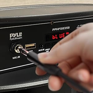 Pyle;Portable Bluetooth;PA Speaker;Speaker System;Bluetooth;Portable;Subwoofer;Tweeter;Microphone;