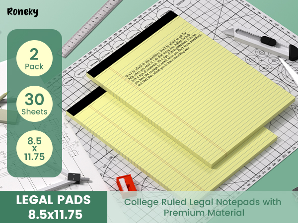 Legal Pads 8.5 x 11