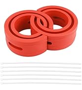 2PCS Coil Spring Spacers for Cars with 6 Ties,Rubber Coil Spring Spacers for 1.45''-1.65'' Sprung...