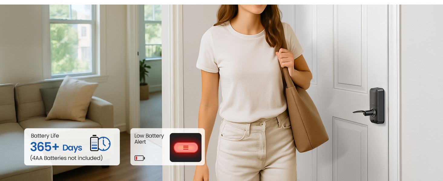 front door lock with keypad