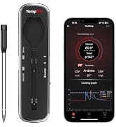 TempPro TempSpike 500ft Wireless Meat Thermometer with Upgraded Meat Probe | Bluetooth Meat Therm...