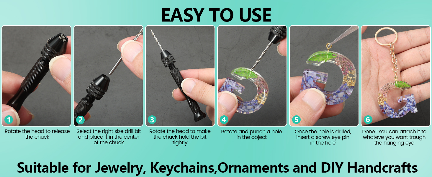 Hand Drill Set for Resin Crafts