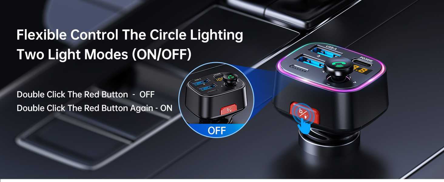 FM transmitter for car