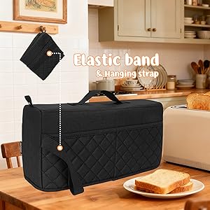 slim toaster 2 slice compact thin cover
