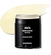 Abib Quick Sunstick Protection Bar SPF50+ 0.77 oz / 22 g (Glowing) | Korean Suncreen Stick Suncar...