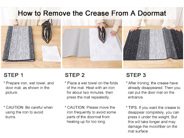 how to remove the crease