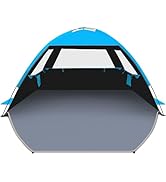 Gorich Beach Tent Sun Shelter for 3/4-5/6-7/8-10 Person with UPF 50+ UV Protection, Lightweight &amp;...