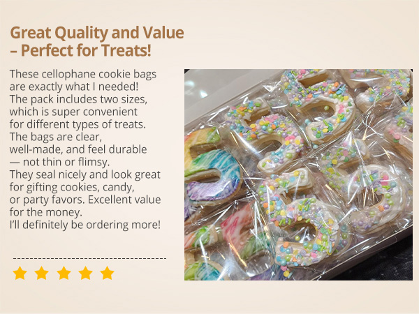 Resealable Plastic Treat Bags