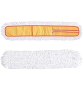 Microfiber Mop Pads 2 Pieces Just Fit CLEANHOME 36" Industrial Dust Mop: B08R3F1ZZM,Yellow