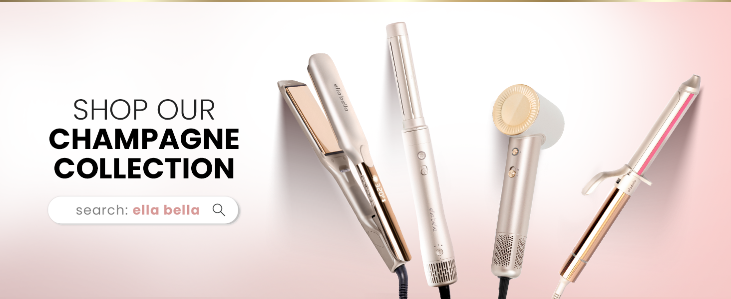 Champagne Compact Plasma Hair Dryer Premium