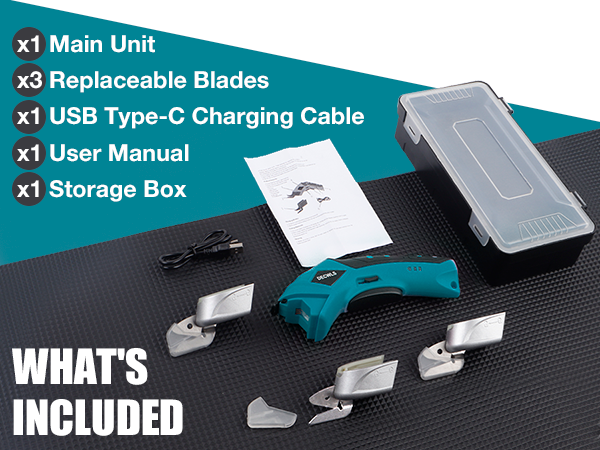 cordless electric scissors with storage box