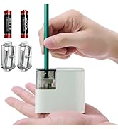 Electric Pencil Sharpener with Battery, Battery Powered for Colored Pencils Handheld Pencil Sharp...