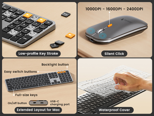 bluetooth mac keyboard and mouse