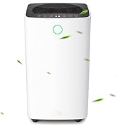 Antarctic Star Dehumidifier 269 sq. ft 24 Pint Auto or Manual Drainage, Air Filters, 3 Different ...