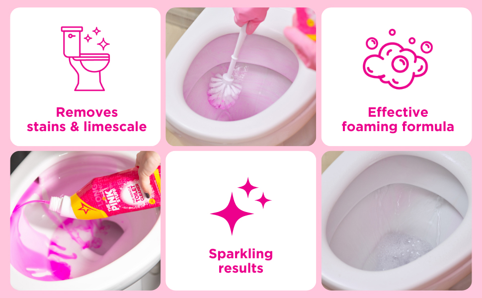 Toilet gel features