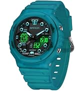 Gosasa Unisex Digital Sports Watch 5ATM Waterproof Tactical Analog-Digital Watch with Stopwatch, ...