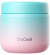 DaCool Kids Thermos for Hot Food Vacuum Stainless Insulated Food Jar 13.5 OZ Lunch Food Thermos I...