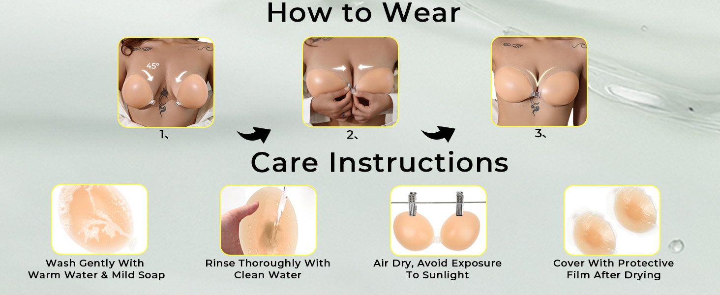 adhesive bra