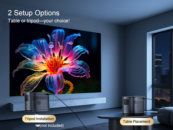 projector 1080p HD home theater outdoor movie portable projectors mini small video projector