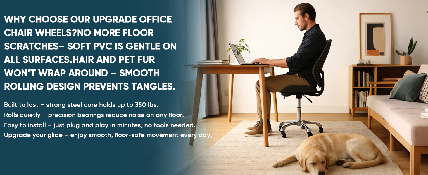 2.5 Inch Office Chair Wheels