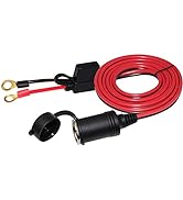 13FT 12V Female Cigarette Lighter Socket Battery Eyelet Ring Terminal 12volt Extension Cord Outle...