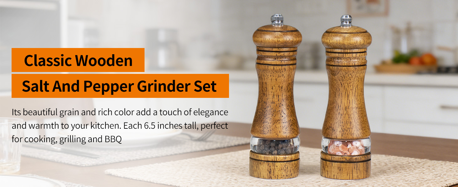 salt and pepper grinder set
