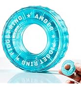 MIXTRYS Fidget Ring Slider for Adults, Rotatable Fidget Finger Ring with Relax Sound, Stress Reli...