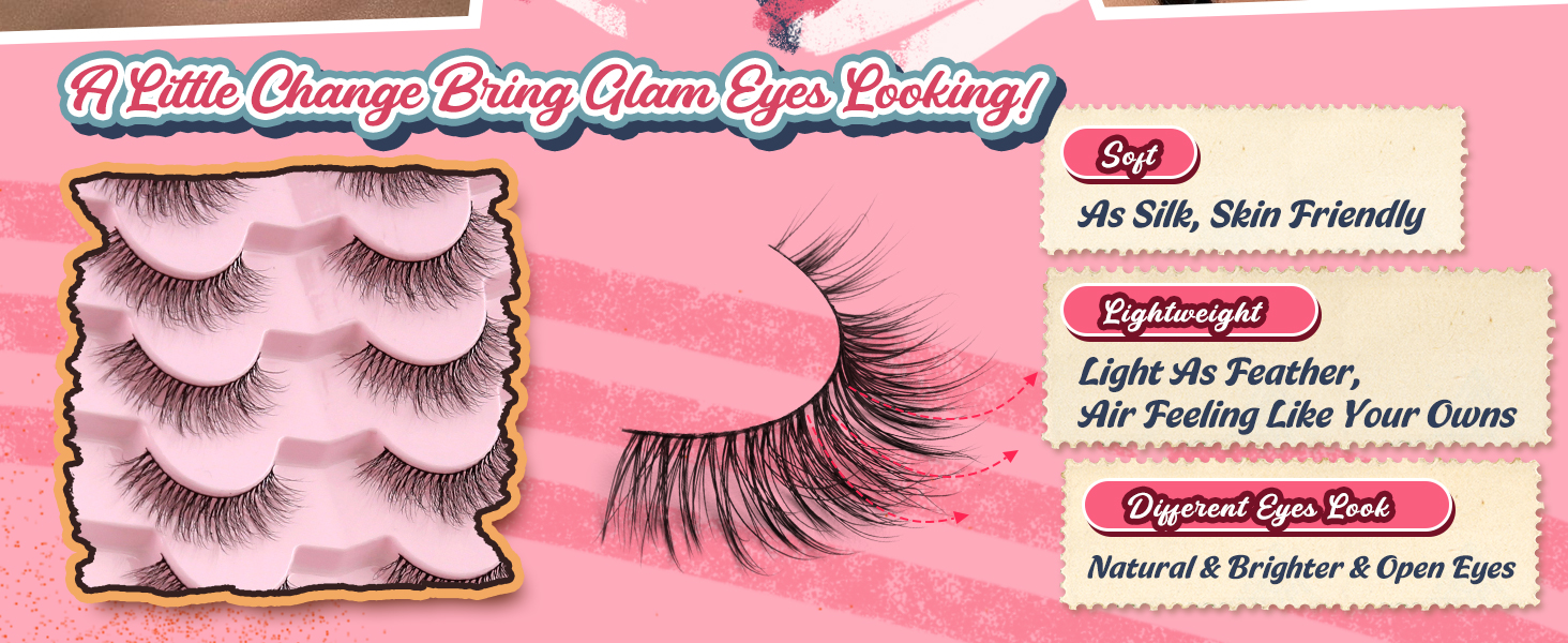 false eyelashes mink lashes Siligli false eyelashes short lash pack