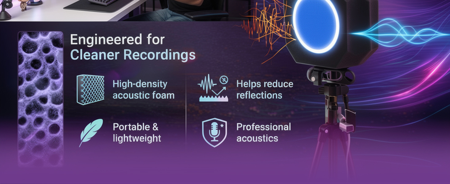 acoustic mic shield