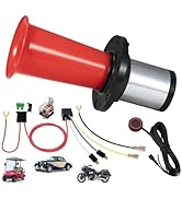 Ooga Horn 12V Kit, Antique Classic Car Hot Rod Aooga Ahooga Horn with Button, Banhao OOGA Funny A...