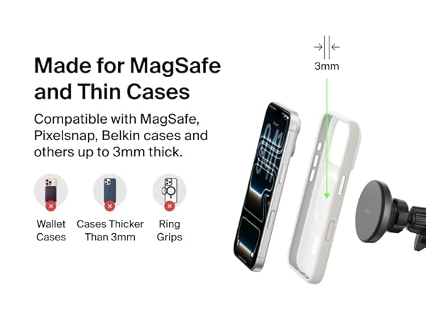 Wireless Charging Car Vent Mount