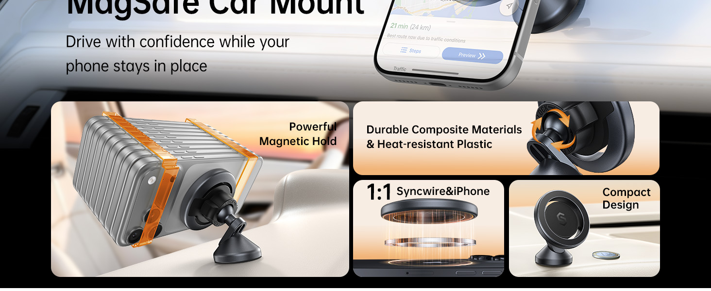 magsafe car phone mount