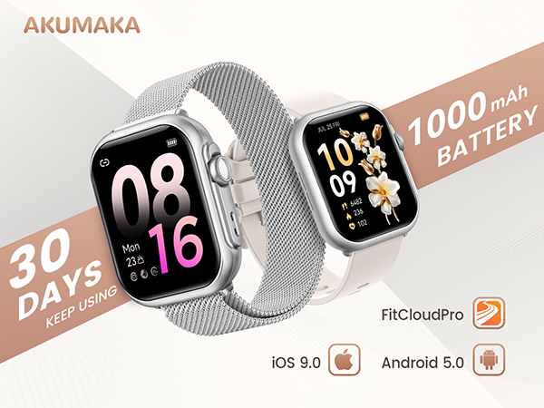 Smart Watch for Android iPhone Compatible