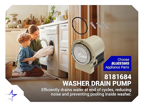 kenmore he3t drain pump 280187 8181684 washer ap3953640 27122 461970201671 ghw9100lw1 wpl-280187