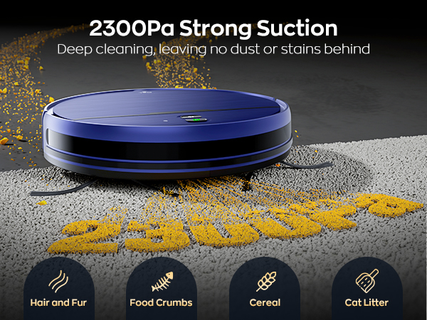 2300Pa Strong Suction