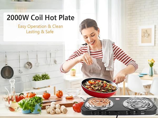 2 burner electric cooktop