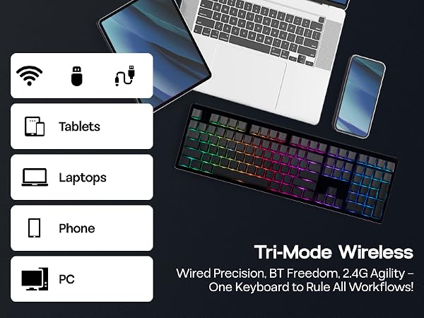 TH108 Wireless Gaming Keyboard