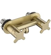 Senhozi Camper Shower Faucet, Brushed Gold 4 Inch RV Shower Faucet Replacement Rv Outdoor Shower ...