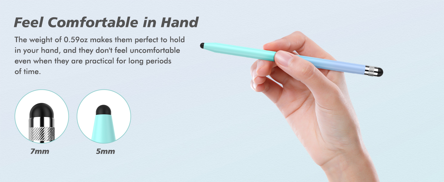 feel comfortable in hand