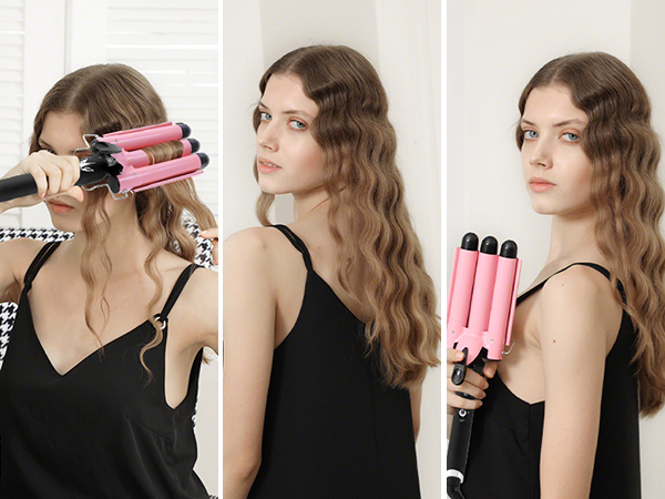 3 Barrel Curling Iron Hair Crimper