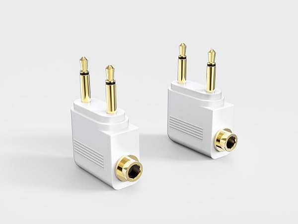 2-Pack Airplane Adapter