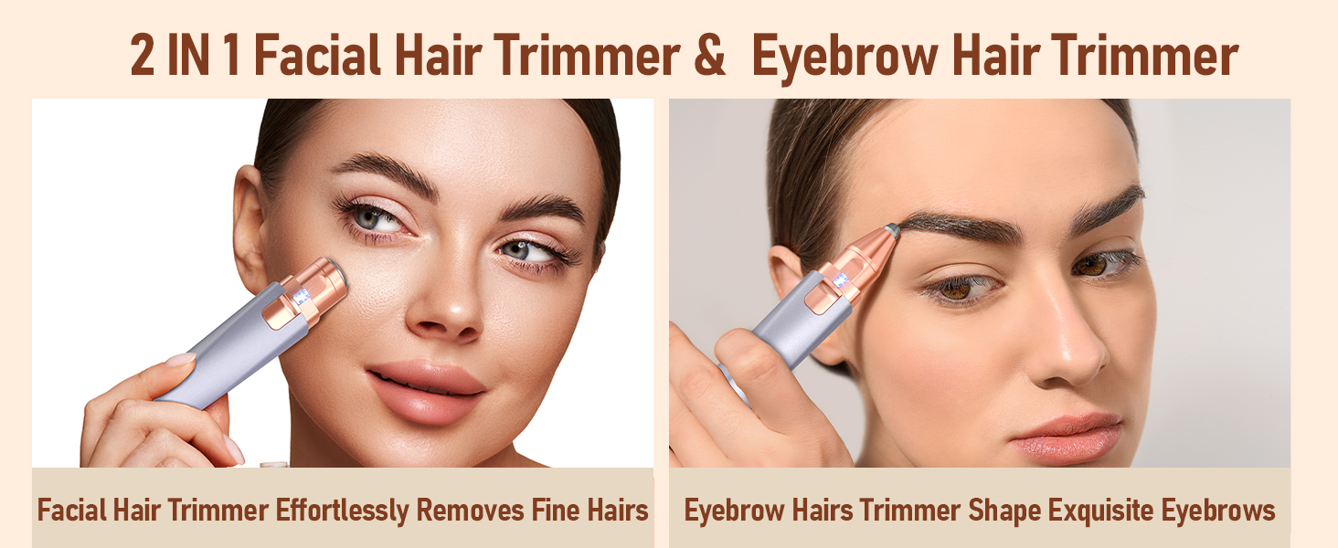Eyebrow Trimmer Facial Hair Removal for Women