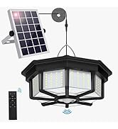 AEQ Solar Shed Light Indoor Outdoor 288LED 360°Lighting Solar Lights Work in Daytime with Remote ...