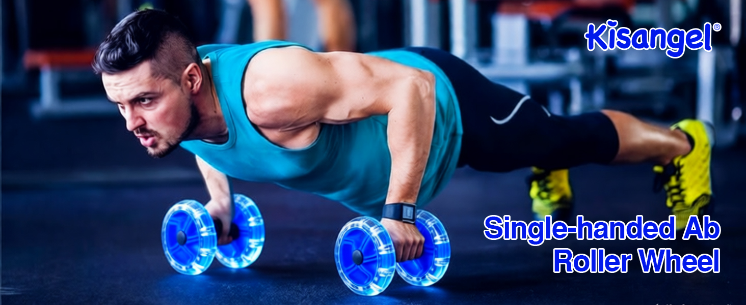 Single-handed Ab Roller Wheel